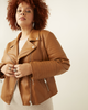 Alexis Faux-Leather Moto Jacket - thumbnail