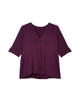 Asia 3/4 Sleeve V Neck Tee - thumbnail