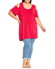 Claire Cold Shoulder Tunic - thumbnail