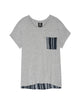Andi Mixed-Media Tee - thumbnail
