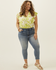 Connie Ripped High Rise Denim Capri - thumbnail
