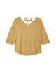 Lorna Tie Back 3/4 Sleeve Tee - thumbnail
