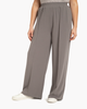 Joanna Pintuck Wide Leg Pull-On Pant - thumbnail