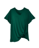Jasmine Knotted VNeck Tee - thumbnail