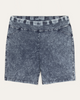 Emma Knit Denim Biker Short - thumbnail