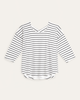 Marian Cross-Back Three-Quarter-Sleeve Top - thumbnail