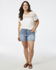 Andrea High-Rise Denim Shorts - thumbnail