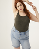 Selene Rolled Cuff Denim Short - thumbnail