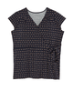 Branwen Short Sleeve Faux Wrap Tee - thumbnail
