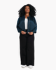 Carmen Satin Bomber Jacket - thumbnail