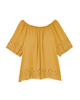 Noralee Off-the-Shoulder Top with Detailed Hem - thumbnail
