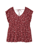 Deidra Short Sleeve Tie Back Top - thumbnail