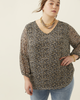 Zaira Sheer Floral Boho Top - thumbnail