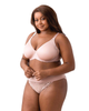 Microfiber & Lace Moulded Underwire Bra - thumbnail