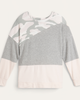 Kaitlyn Animal-Print Colorblocked Sweatshirt - thumbnail