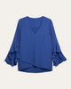 Nevelle Flutter-Sleeve Tunic - thumbnail