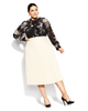Pleated Nights Midi Skirt - thumbnail