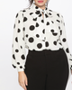Reina Tie Neck Blouse - thumbnail