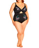 Phoenix Embroidered One-Piece - thumbnail