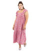 Rachael Tiered Midi Dress - thumbnail