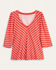 Nicole Three-Quarter Sleeve Knit Top - thumbnail