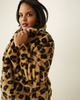 Sienna Faux-Fur Leopard Coat - thumbnail