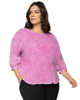 Ericka Waffle Knit Top - thumbnail