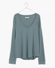 Softfade Cotton V-Neck Relaxed Tee - thumbnail