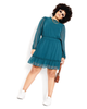 Dobby Tiered Dress - thumbnail