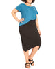 Brigitta Asymmetrical Knit Skirt - thumbnail